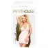 Penthouse Sweet & Spicy - čipkasti komplet z ovratnico - bela
