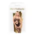 Penthouse - seksi mrežasti komplet - valovita in odprta mreža - črna