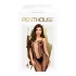 Penthouse Drop-Dead - erotični catsuit - mrežasti, odprt - črna - XL