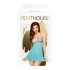 Penthouse Bedtime Story - negliže in tanga - turkizna - L/XL