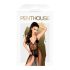 Penthouse Best Forplay - Čipkasti bodi s til šalom (črna) - L/XL