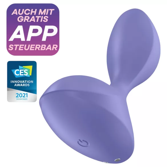 Satisfyer Sweet Seal - analni vibrator z upravljanjem prek aplikacije (vijoličen)