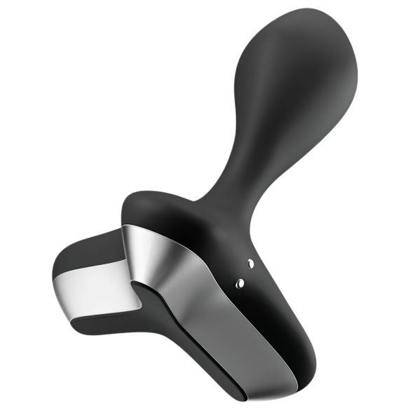 Satisfyer - analni vibrator z akumulatorjem - črn