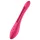 Satisfyer - fleksibilni vibrator za pare - polnjenje USB - rdeča