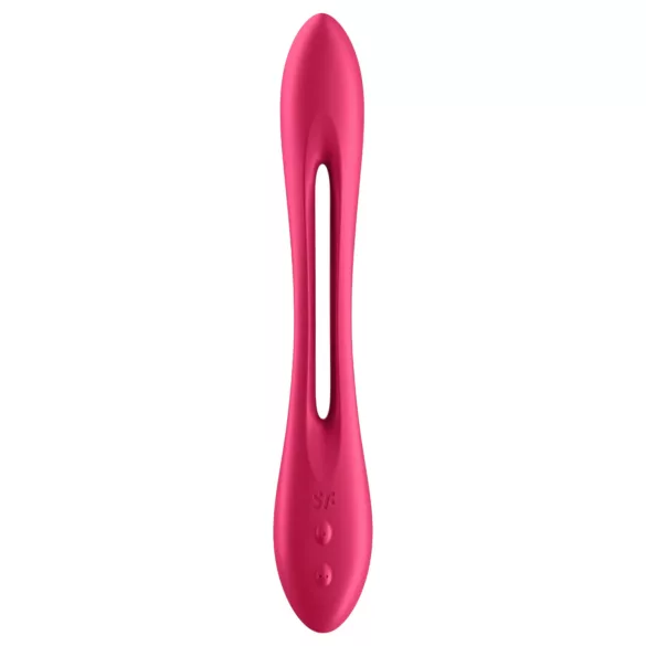Satisfyer - fleksibilni vibrator za pare - polnjenje USB - rdeča