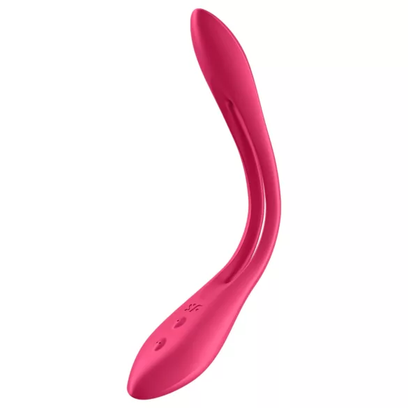 Satisfyer - fleksibilni vibrator za pare - polnjenje USB - rdeča