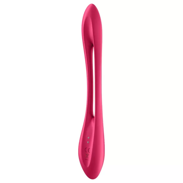 Satisfyer - fleksibilni vibrator za pare - polnjenje USB - rdeča