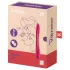 Satisfyer - fleksibilni vibrator za pare - polnjenje USB - rdeča