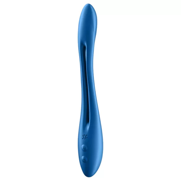 Satisfyer - vibracijski parni stimulator - upogljiv, polnilen - moder