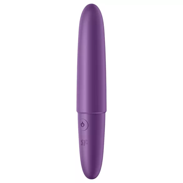 Satisfyer - mini vibracijski stimulator - vodoodporen, polnljiv, vijoličen