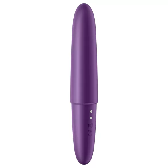 Satisfyer - mini vibracijski stimulator - vodoodporen, polnljiv, vijoličen