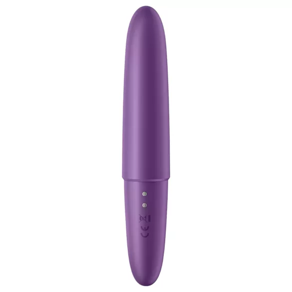 Satisfyer - mini vibracijski stimulator - vodoodporen, polnljiv, vijoličen