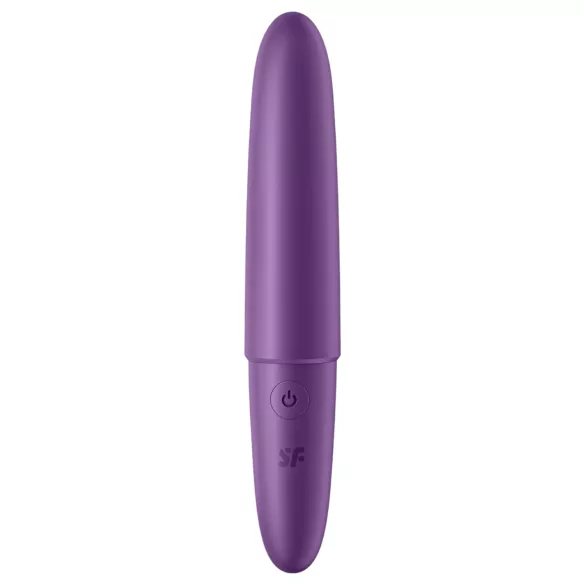 Satisfyer - mini vibracijski stimulator - vodoodporen, polnljiv, vijoličen