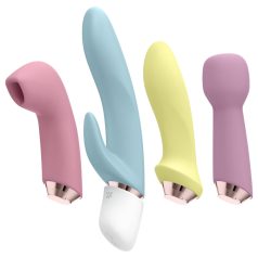   Satisfyer Marvelous Four - vibratorski komplet - 4 nastavki - polnilni