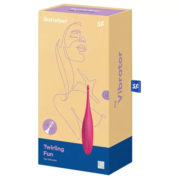 Satisfyer Twirling Fun - vibrator za klitoris - akumulatorski, vodoodporen