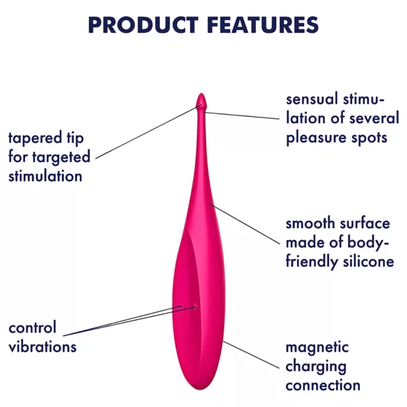 Satisfyer Twirling Fun - vibrator za klitoris - akumulatorski, vodoodporen