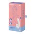 Satisfyer Supernova - polnilni 2v1 vibrator z zračnimi impulzi (bela)