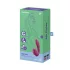 Satisfyer Sunray - baterijski, zračnovalovni 2v1 vibrator (rdeč)