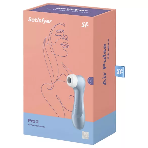 Satisfyer Pro 2 Gen2 - akumulatorski vibrator za klitoris z zračnimi valovi (moder)