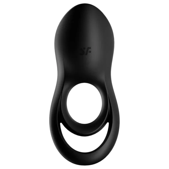 Satisfyer Legendary Duo - vibrirni erekcijski obroč - polnjenje - črn