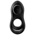 Satisfyer Legendary Duo - vibrirni erekcijski obroč - polnjenje - črn