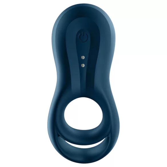 Satisfyer Epic Duo - vibracijski erekcijski obroč - pametni - črna