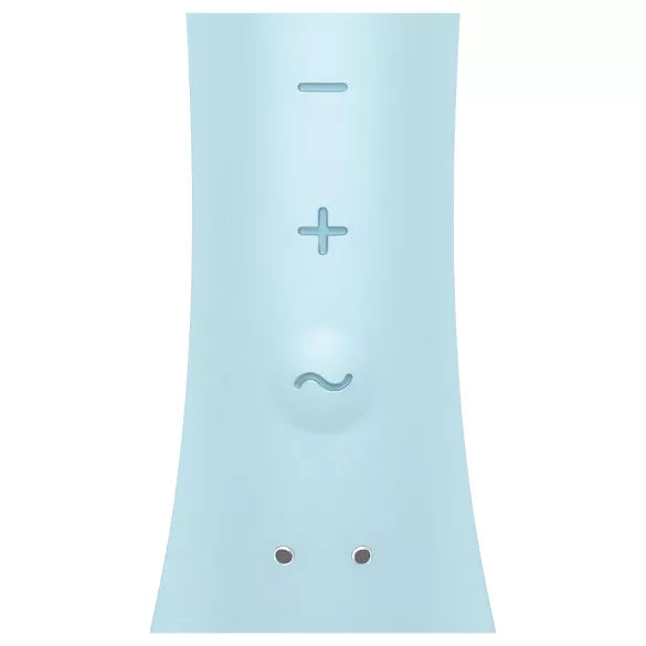 Satisfyer Triple Oh - akumulatorski vibrator s klitoralnim nastavkom (moder)