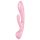 Satisfyer Triple Oh - polnilni vibrator s stimulacijo klitorisa (roza)