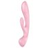 Satisfyer Triple Oh - akumulatorski vibrator z ročajem za klitoris (roza)