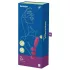 Satisfyer Tri Ball 1 - vibrirajoči masažer z več funkcijami - rdeč, polnilni