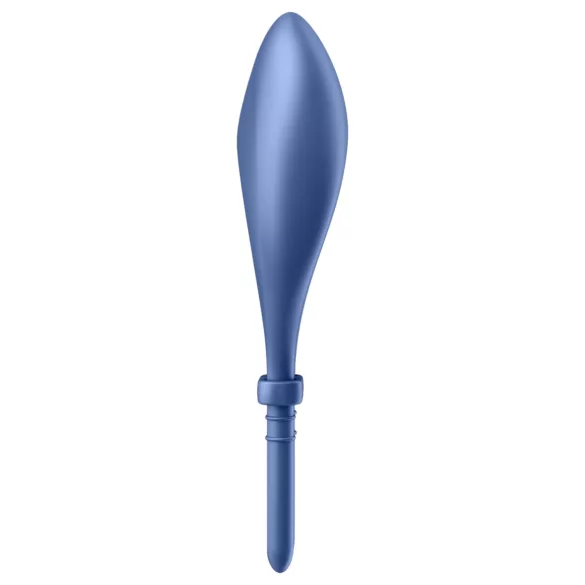Satisfyer Bullseye - aplikacijsko vodeni vibracijski obroček za penis za moške (moder)
