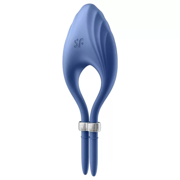 Satisfyer Duelist - vibracijski obroč za penis - polnjenje USB - modra