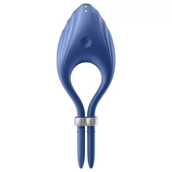 Satisfyer Duelist - vibracijski obroč za penis - polnjenje USB - modra
