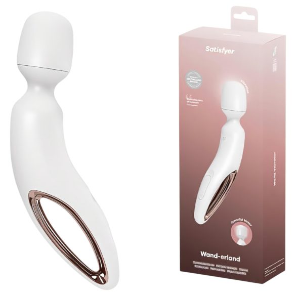 Satisfyer Wand-erland - masažni vibrator (bela)