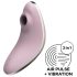 Satisfyer Vulva Lover 1 - zračni vibrator za klitoris (vijolična)