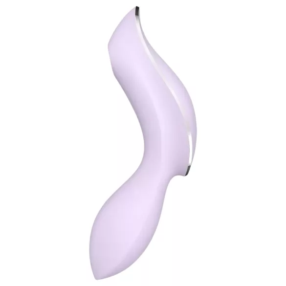 Satisfyer Curvy Trinity 2 - zračni 2-v-1 vibrator (vijoličen)