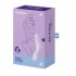 Satisfyer Curvy Trinity 2 - zračna 2v1 vibracija (vijolična)