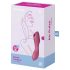 Satisfyer Curvy Trinity 3 - Zračni 2v1 vibrator (rdeč)