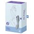 Satisfyer Curvy Trinity 3 - Zračni 2v1 vibrator (siv)