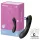 Satisfyer Curvy Trinity 4 - zračni val 2v1 vibrator (črn)