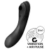 Satisfyer Curvy Trinity 4 - zračni val 2v1 vibrator (črn)