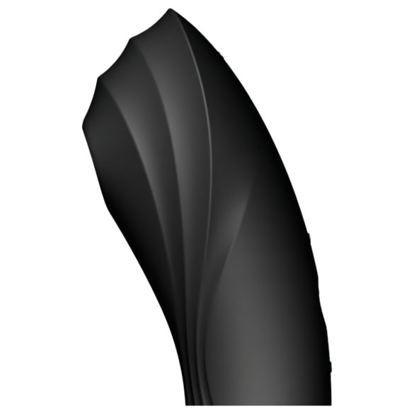 Satisfyer Curvy Trinity 4 - zračni 2v1 vibrator (črna)