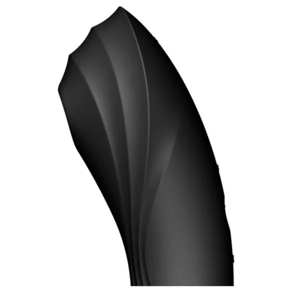 Satisfyer Curvy Trinity 4 - zračni val 2v1 vibrator (črn)