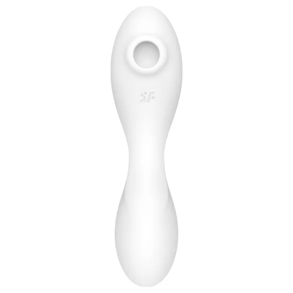 Satisfyer Curvy Trinity 5+ - aplikacijsko voden 2-v-1 vibrator (bel)