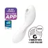 Satisfyer Curvy Trinity 5+ - aplikacijsko voden 2-v-1 vibrator (bel)