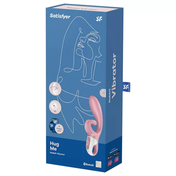 Satisfyer Hug Me - vibrator za klitoris in G-točko - pameten - roza