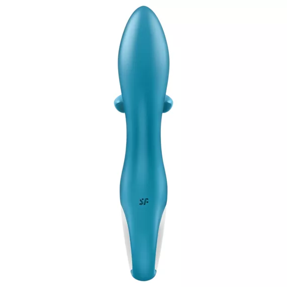 Satisfyer Embrace Me - akumulatorski vibrator s stimulatorjem klitorisa (turkizen)