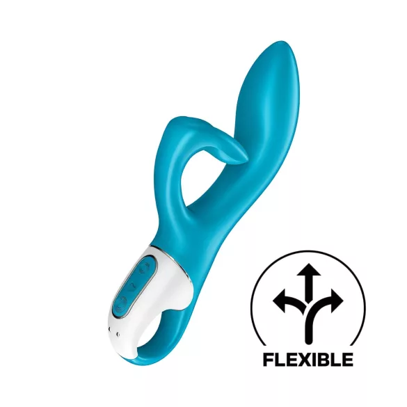 Satisfyer Embrace Me - akumulatorski vibrator s stimulatorjem klitorisa (turkizen)