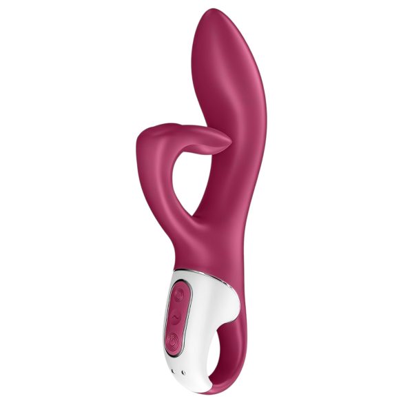 Satisfyer Embrace Me - vibracijski stimulator za klitoris in točko G - rdeč