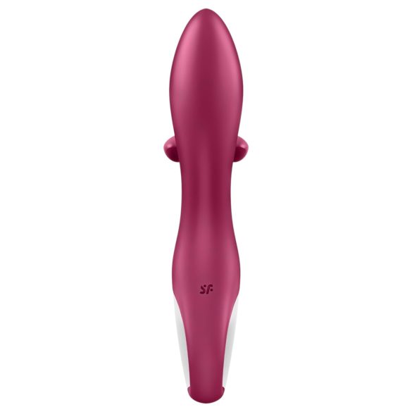 Satisfyer Embrace Me - vibracijski stimulator za klitoris in točko G - rdeč